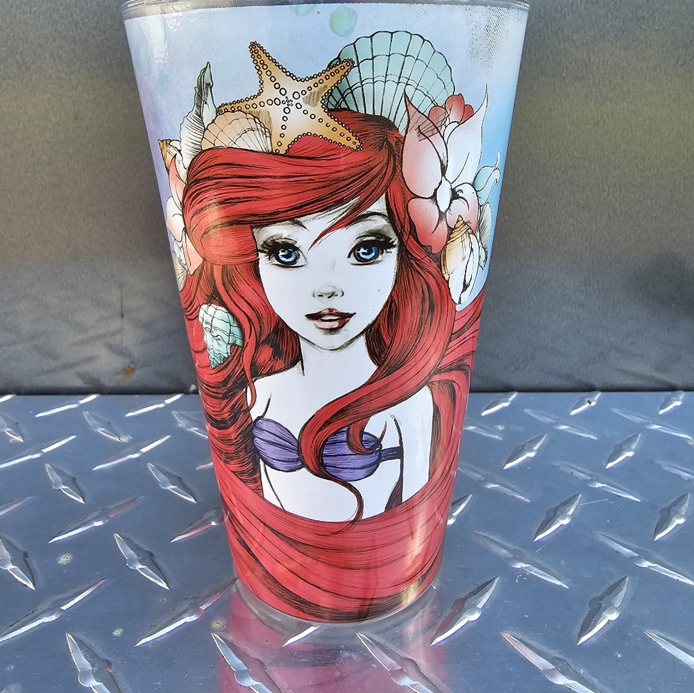 Disney Little Mermaid Ariel Glass